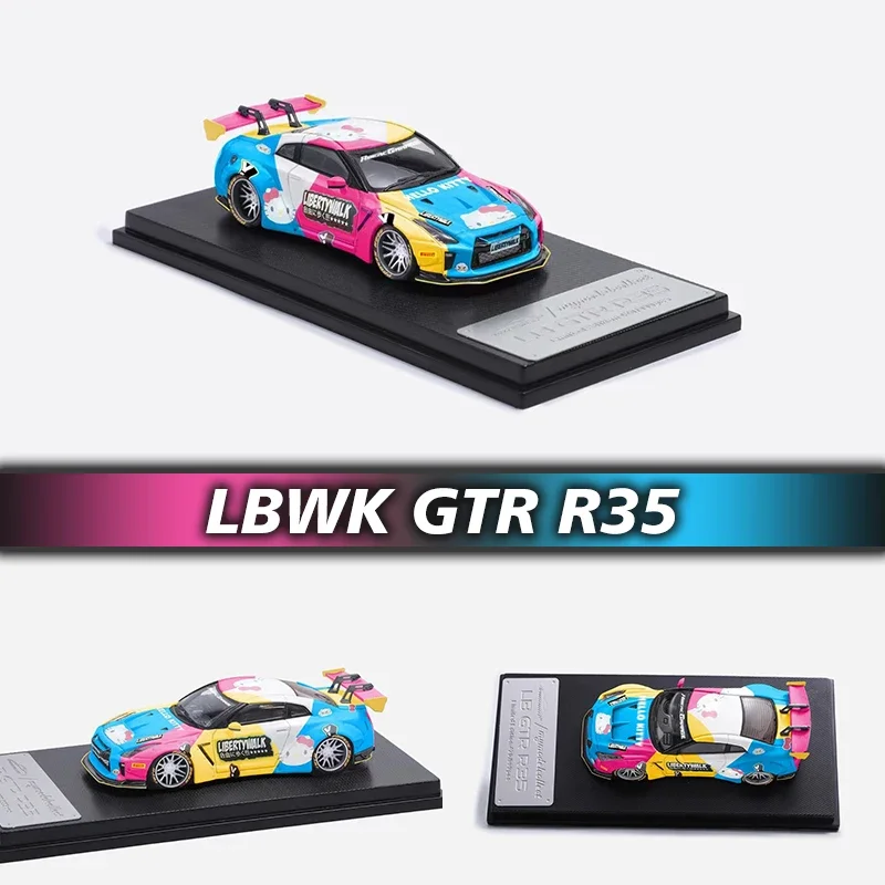 

**Pre Sale** MC 1:64 LBWK GTR R35 Colorful Limit Diecast Diorama Car Model Collection Miniature Toys