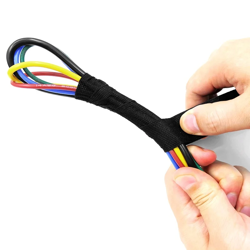 1/2/5 Roll Heat-resistant Tape 9/15/19/25/30/38mm Automotive Cable Line Protection Adhesive Cloth Fabric Loom Wiring Harness