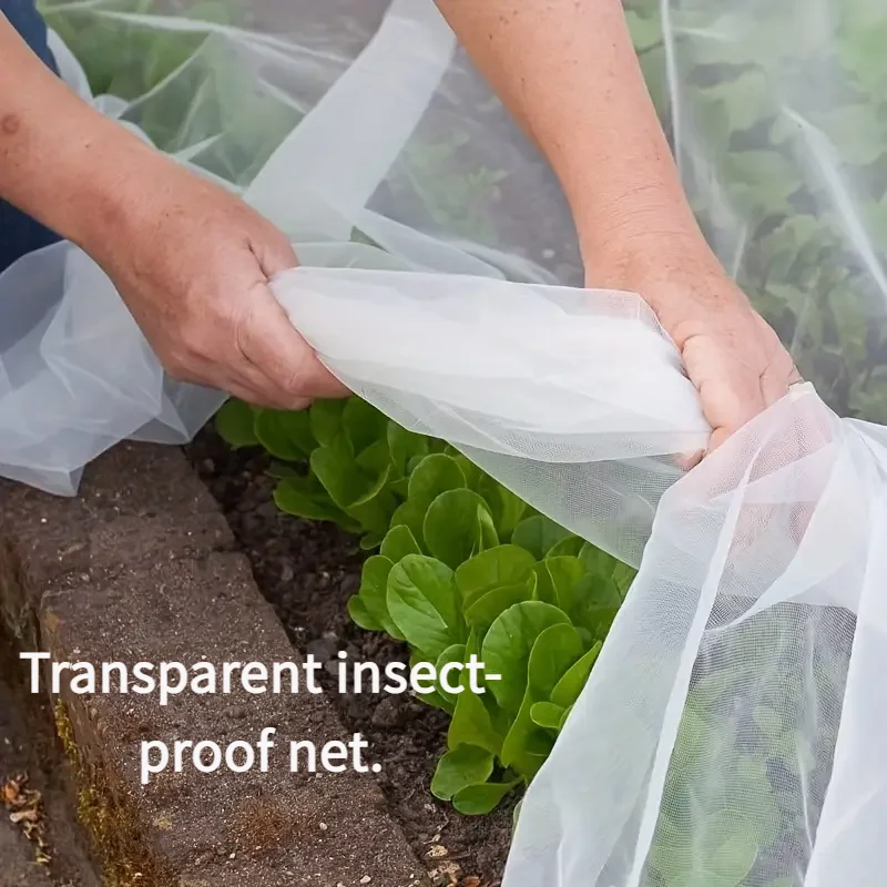 Transparent insect-proof net suitable for garden, greenhouse, vegetables, fruits, blueberries - insect-proof barrier