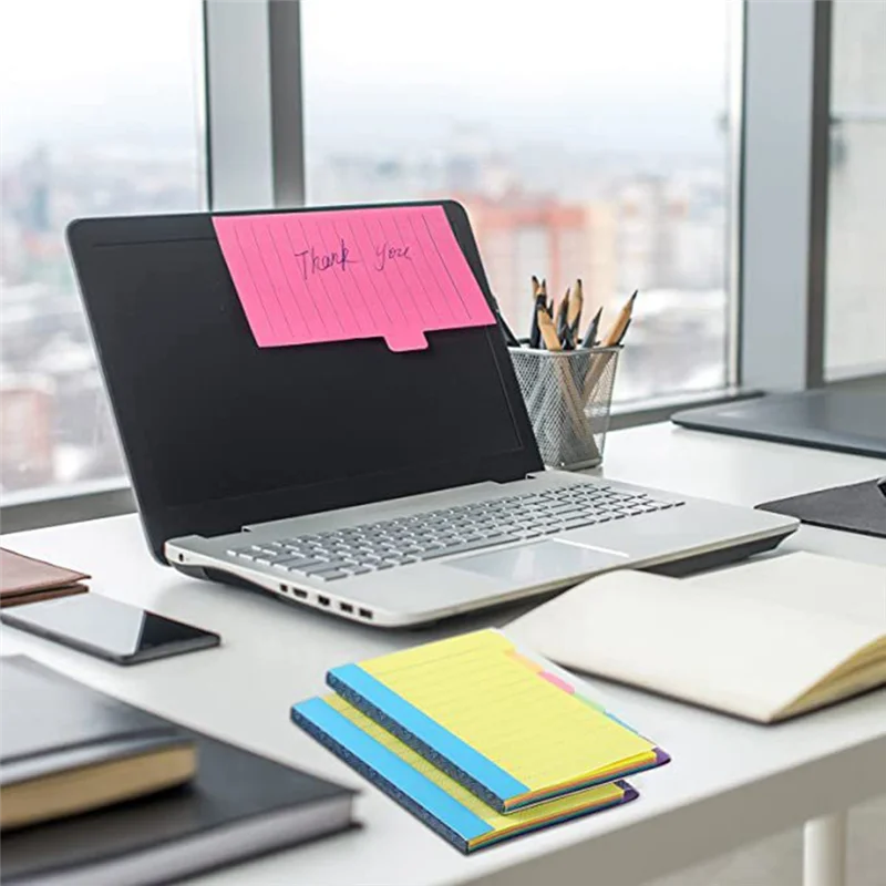 10 шт. 5,9X3,9 дюйма, липкие заметки на подкладке для учебных заметок, школьные канцелярские принадлежности
