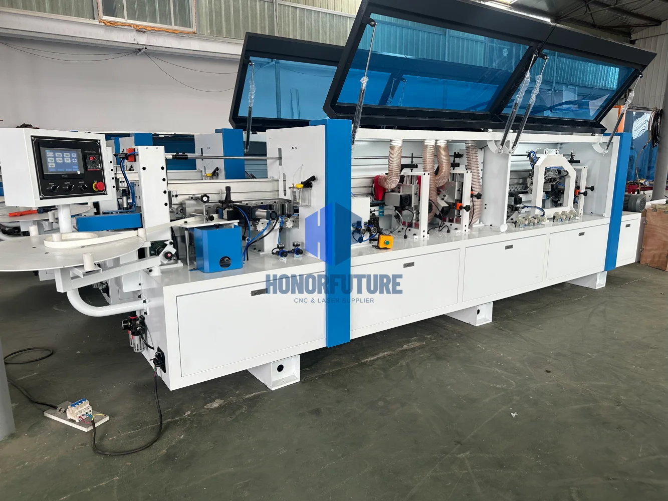 Woodworking Automatic Edge Banding Machine Round Corner Edge Banding Furniture Processing Machine