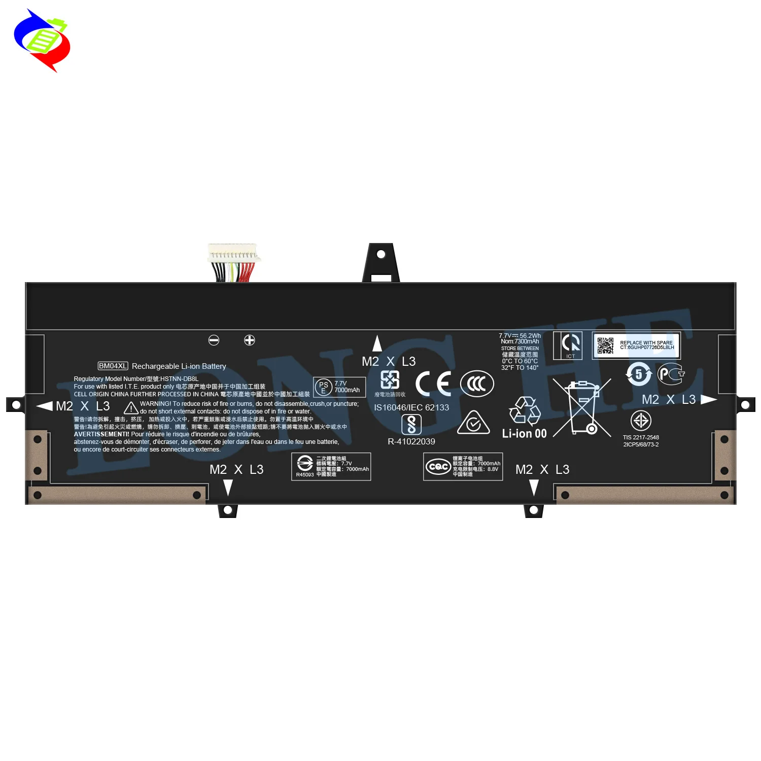 BM04XL Laptop Battery For HP EliteBook x360 1030 G3 G4 Series HSTNN-UB7L L02031-241 L02031-2C1