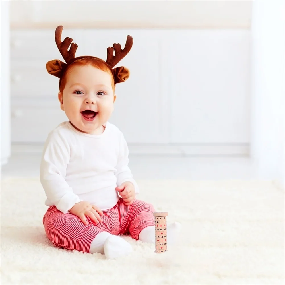 나무 하이브리드 속도 계산기 산술 학습 장난감 프리미엄 소재 어린이 유치원 수학 교육 논리