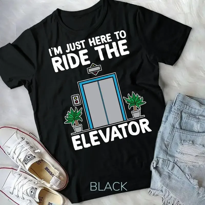 Elevator Mechanic Engineer Funny Elevators Lovers Take Ride Unisex T shirt