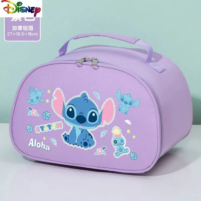 

Disney Fashion High Quality Cartoon Stitch Anime Cute Makeup Bag Student Multi functional Storage Bag