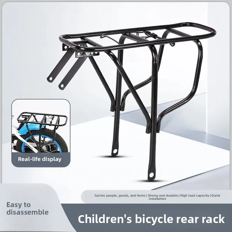 

Удобный задний багажник для велосипеда, грузовая полка для горного велосипеда, складная задняя полка для велосипеда, крепление на переднее колесо из нержавеющей стали