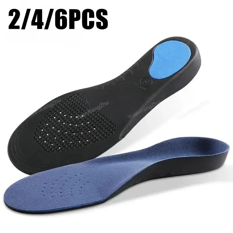 2/4/6Pcs Arch Support Insole for Feet Men Women Orthopedic Shoes Insoles Comfort Shock-absorbing Inserts Sport Running Shoe Sole