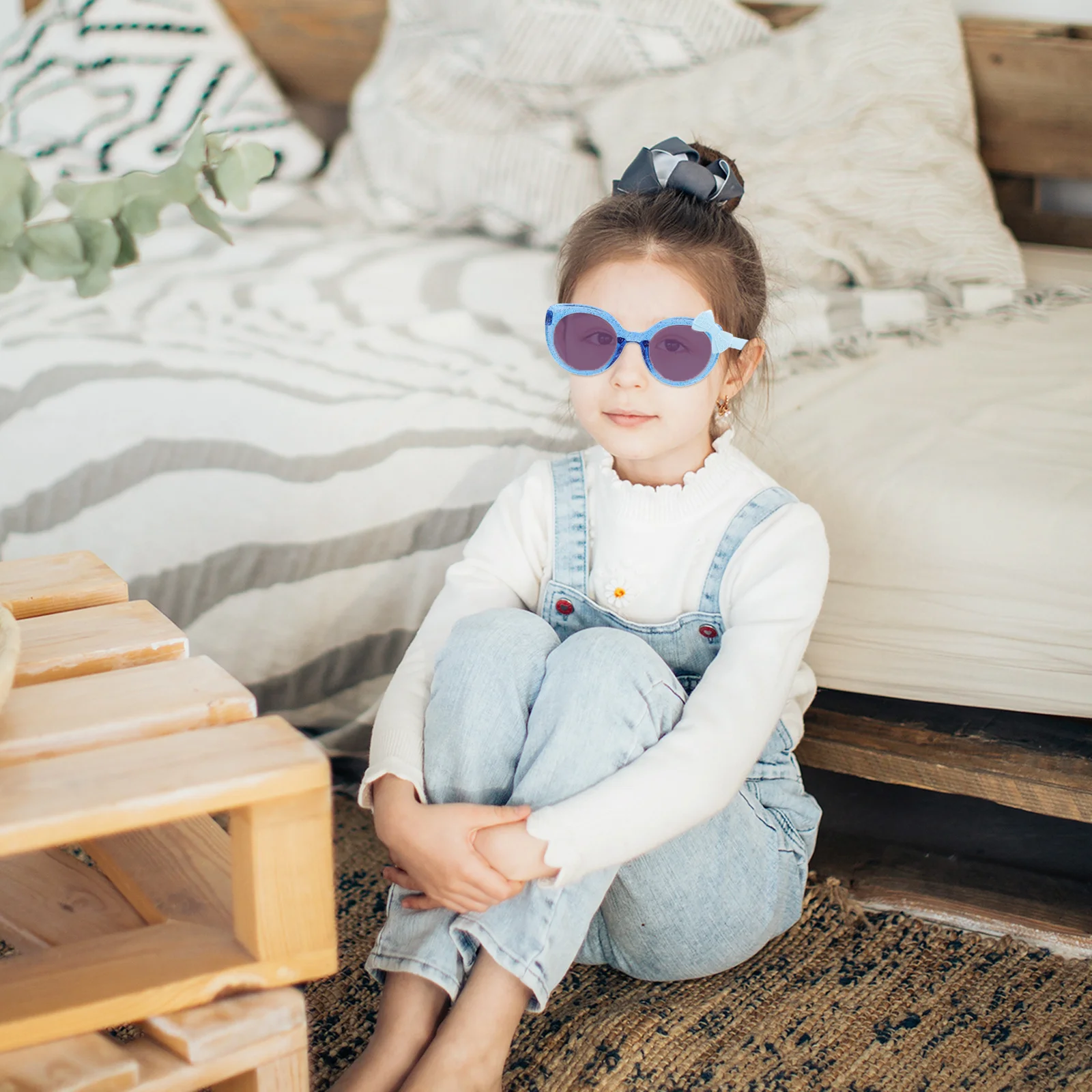 1 زوج جميل Bowknot النظارات الشمسية الكرتون نظارات للحزب صور الدعائم الصيف في الهواء الطلق اكسسوارات الديكور #3