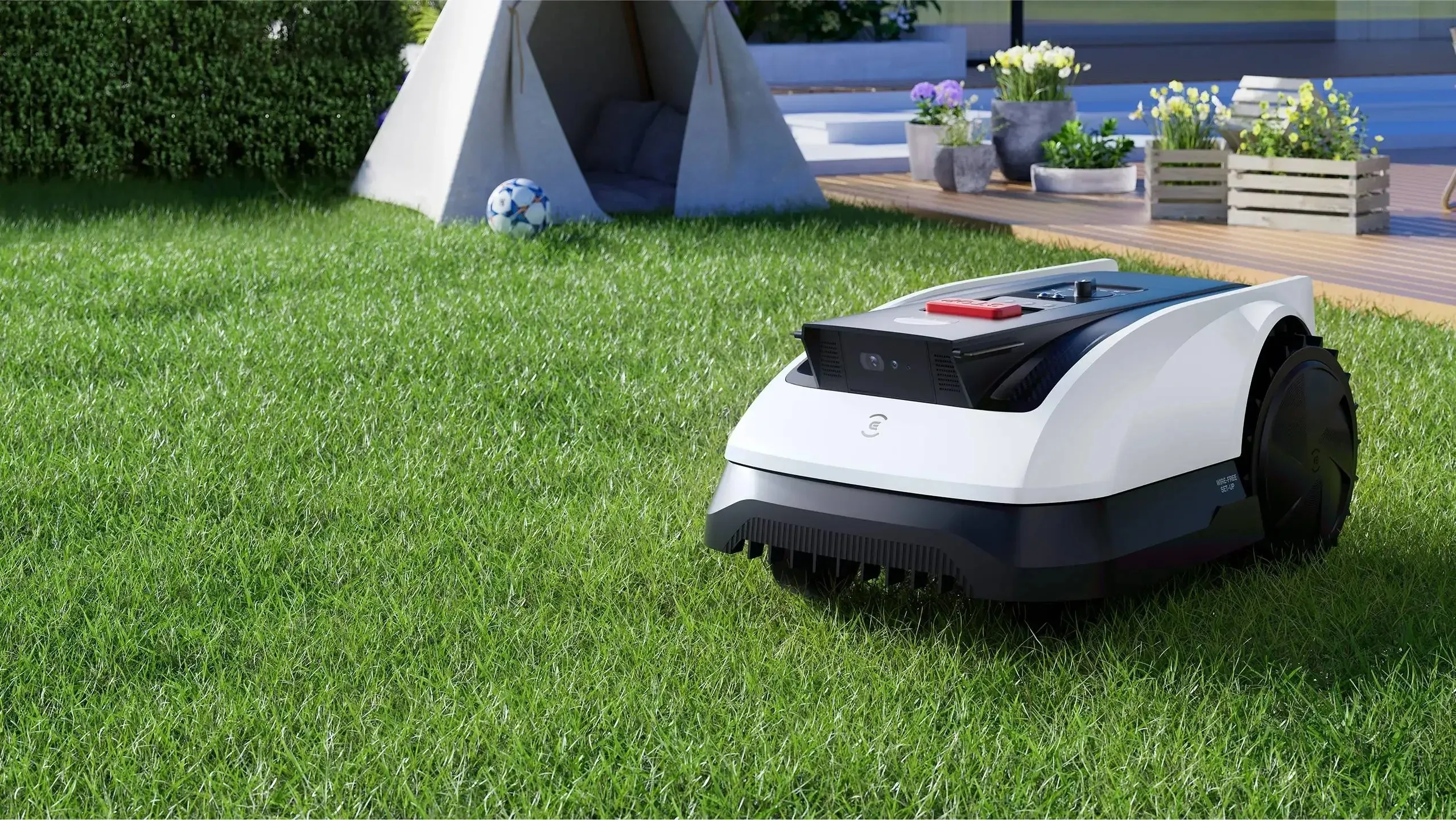 

DISCOUNT SALES ON NEW ECOVACS Goat O1000 RTK Robot Lawn Mower