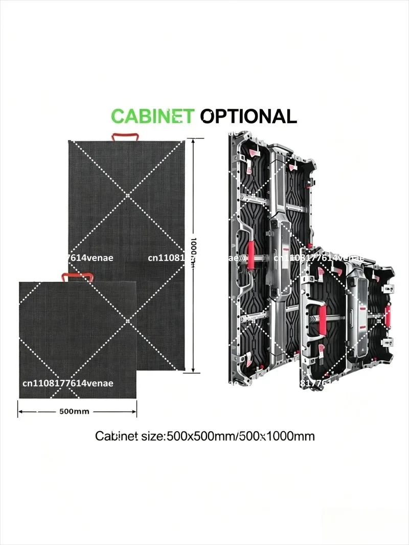 Outdoor Indoor LED Display Panel P2.6 P3.91 P4.81 Video Wall Screen for Advertising Events