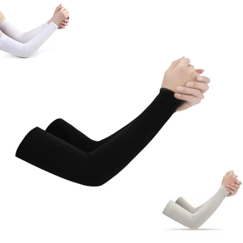

Men's and Women's Summer Cycling Arm Protection Ice Silk Arm Sleeves Outdoor Sports Sun Protection Breathable Ice Sleeves