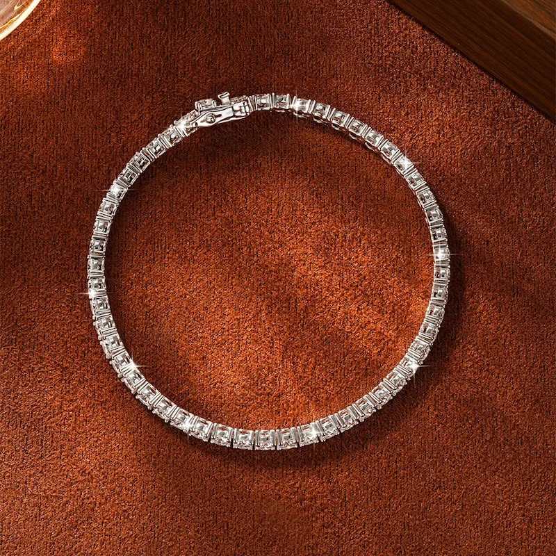Thumbnail 2 - #22 Trending Moissanite Tennis Bracelets Right Now