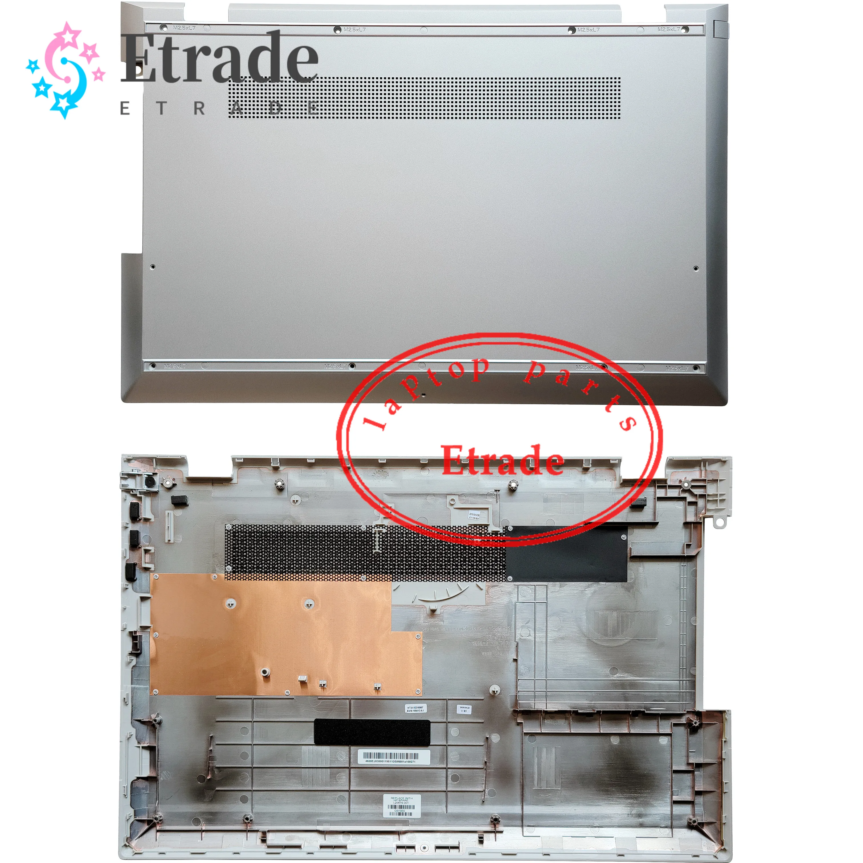 Original para hp Envy 17-bw 17m-bw001xx Tpn-w137 Série Tampa Base Inferior Caixa Inferior L20679001 Novo