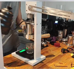 Manual tie rod coffee machine Simple home and commercial Portable unplugged transformer rod manual coffee machine