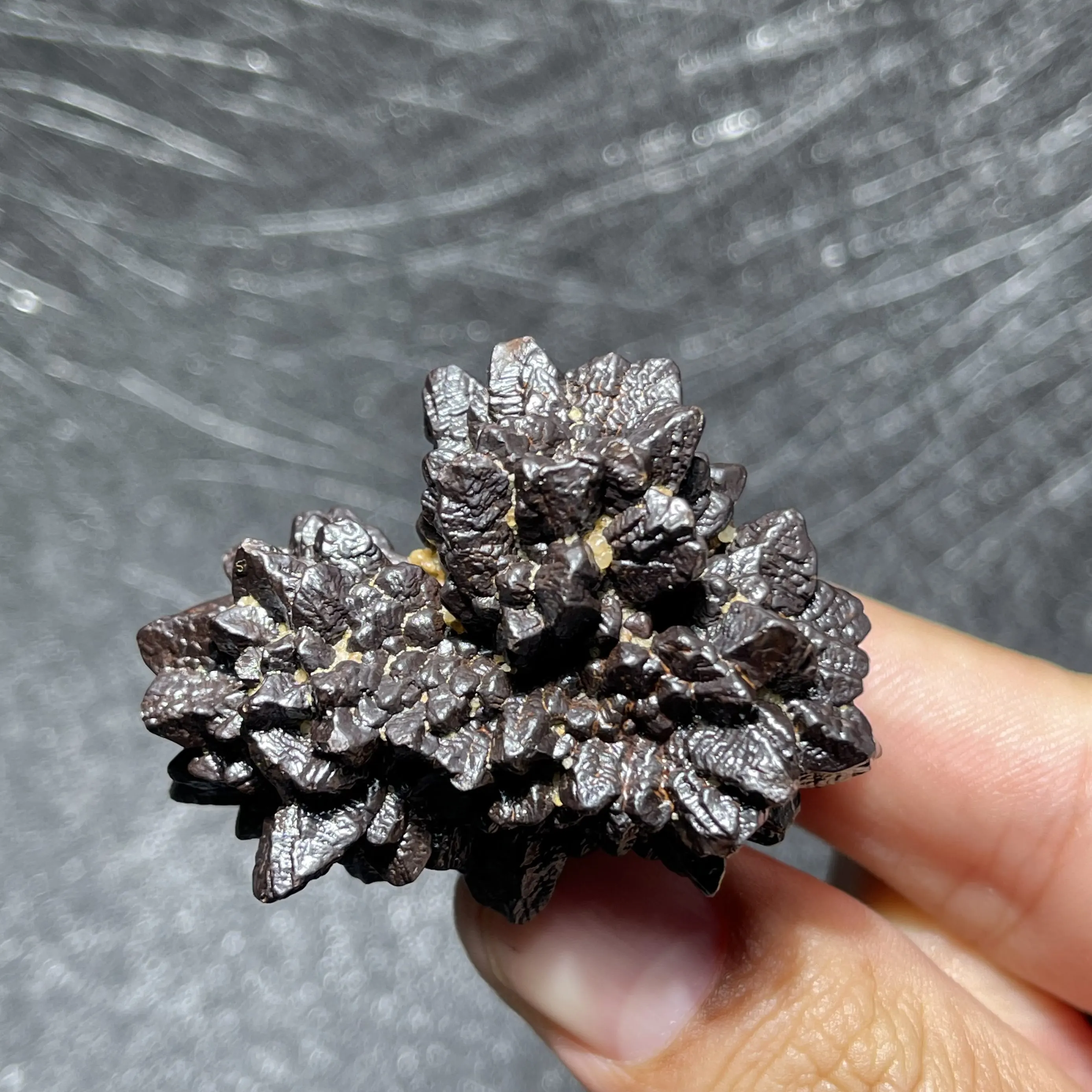 Carbonado naturel diamant noir prophétie irrégulière roche cristal Quartz Points minerai minéral pierre de guérison cadeau décor à la maison