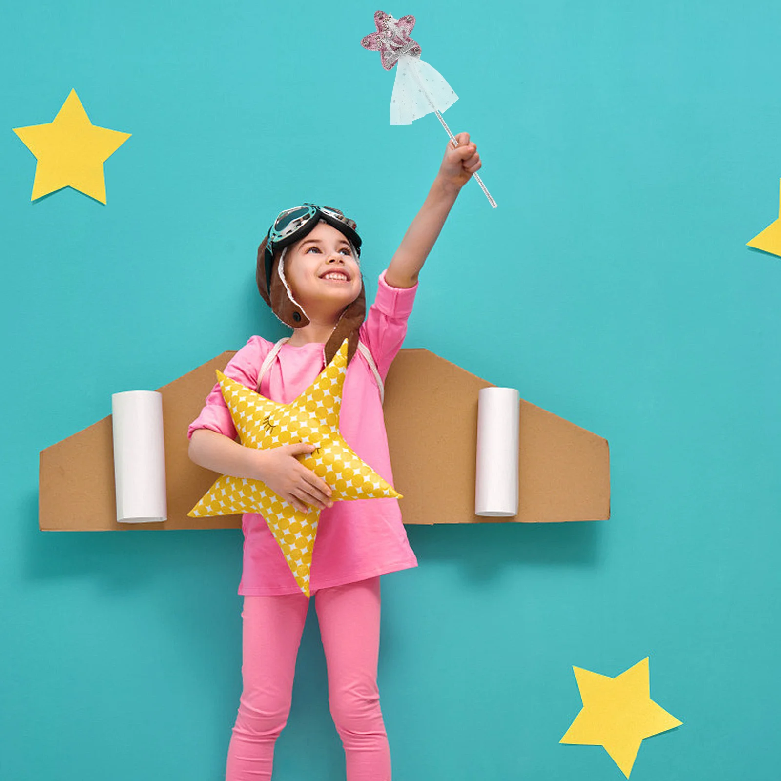 1 stks Eenhoorn Fairy Wand Duurzaam Materiaal Perfect voor Dress Up Halloween Stage Performance Fairy Stick Kid Baby Girl