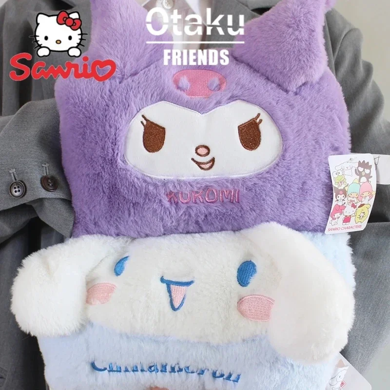 

Sanrio Kuromi Plush Charging Hot Water Bag Cute Cinnamoroll Explosion Proof Hand Warmer Ms. Warm Water Bag Christmas Gift