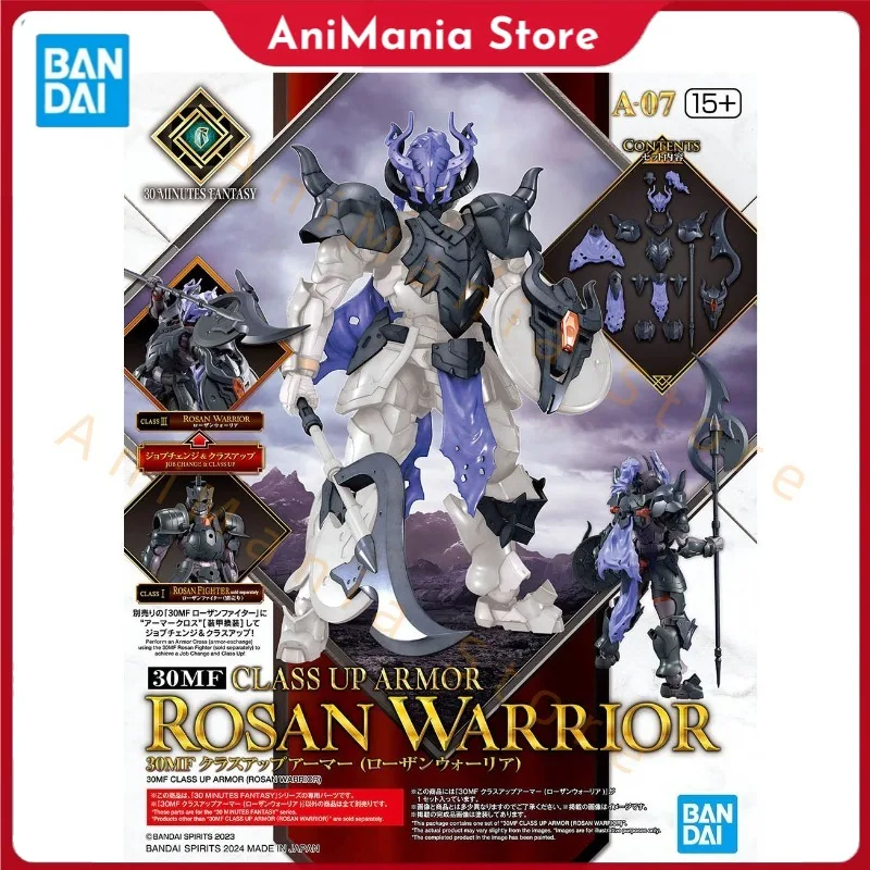

In Stock BANDAI 30 MINUTES FANTASY CLASS UP ARMOR ROSAN WARRIOR Action Figure Model Collection Hobby Toy Gift Anime Assembly