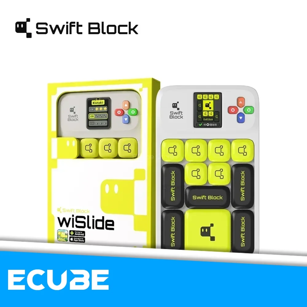 [ECube] GAN Swift Block WiSlide AI Smart Sliding Klotski Game Cube Puzzle Toys For Playing Wah Rong Road