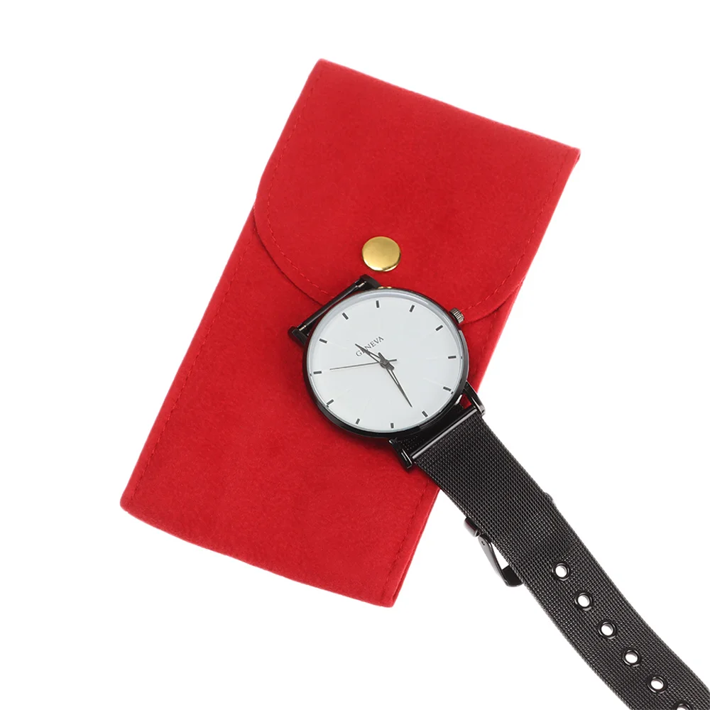 Men Women Protection Portable Watches Pockets Watch Boxes Case Storage Bag Collection