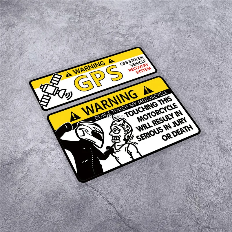 AliExpress NONE Do Not Touch My Bike Sticker Funny Motorcycle Warning Waterproof Vinyl Decal for Car Window Body Helmet Decor