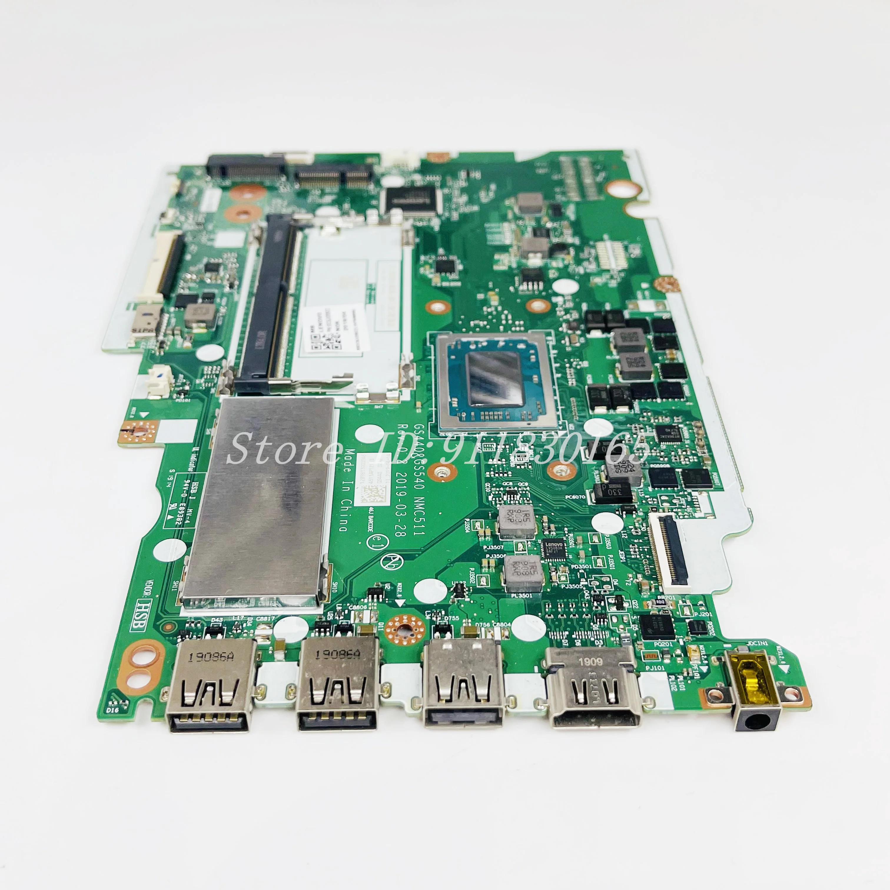 Imagem -05 - Placa-mãe Portátil para Lenovo Ideapad Nmc511 Nm-c511 Mainboard S14515api S145-14api r3 r5 Cpu r7 4gb de Ram Ddr4 Teste 100