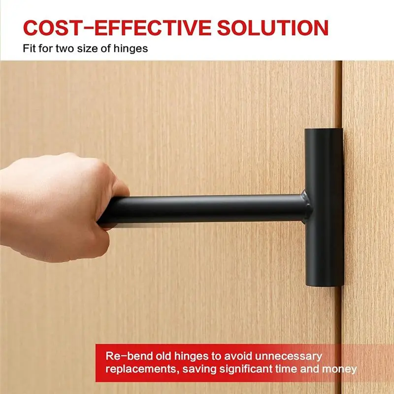 A84X-Door Hinge Adjustment Tool - Heavy Weight .134 And .180 Gauge Door Adjustment Tool, Integral Steel Hinge Bender