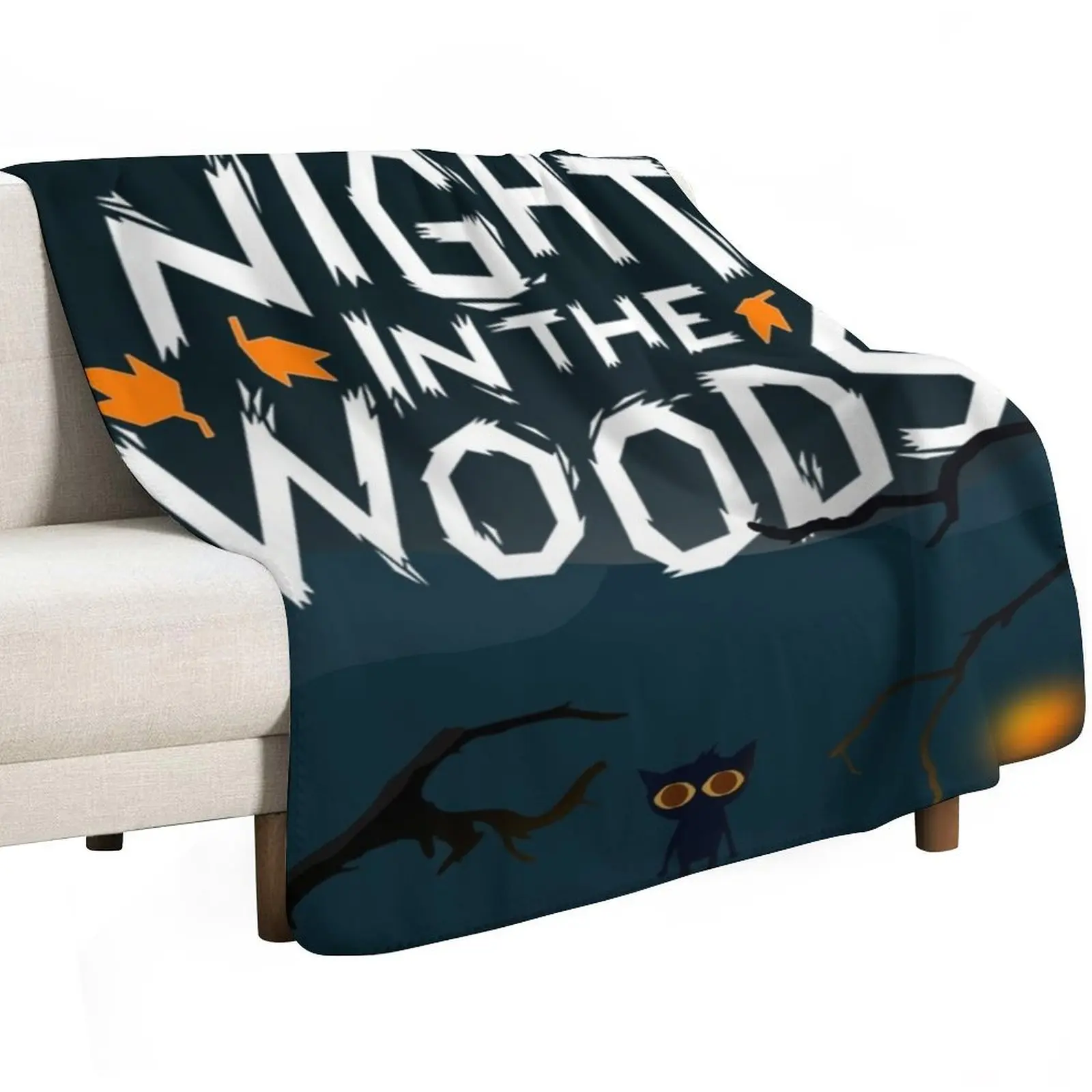 Night in the woods Throw Blanket Soft Beds Decoratives Single Tourist Hairy Sleeping Bag Blankets