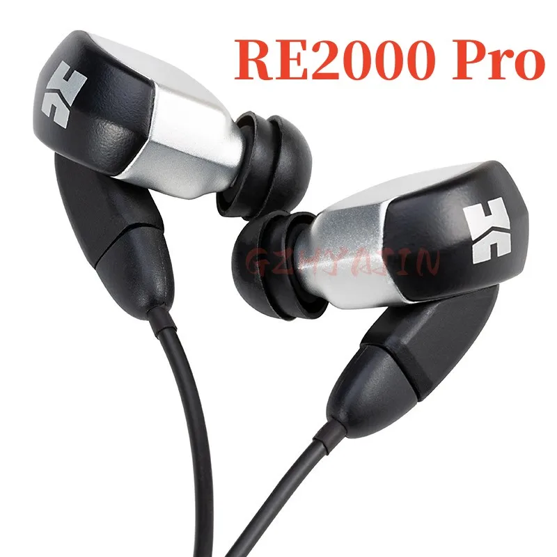 

Original HIFIMAN RE2000 Pro Silver Earphones Music High Fidelity Dynamic Earplug Impedance 60ohm/103dB