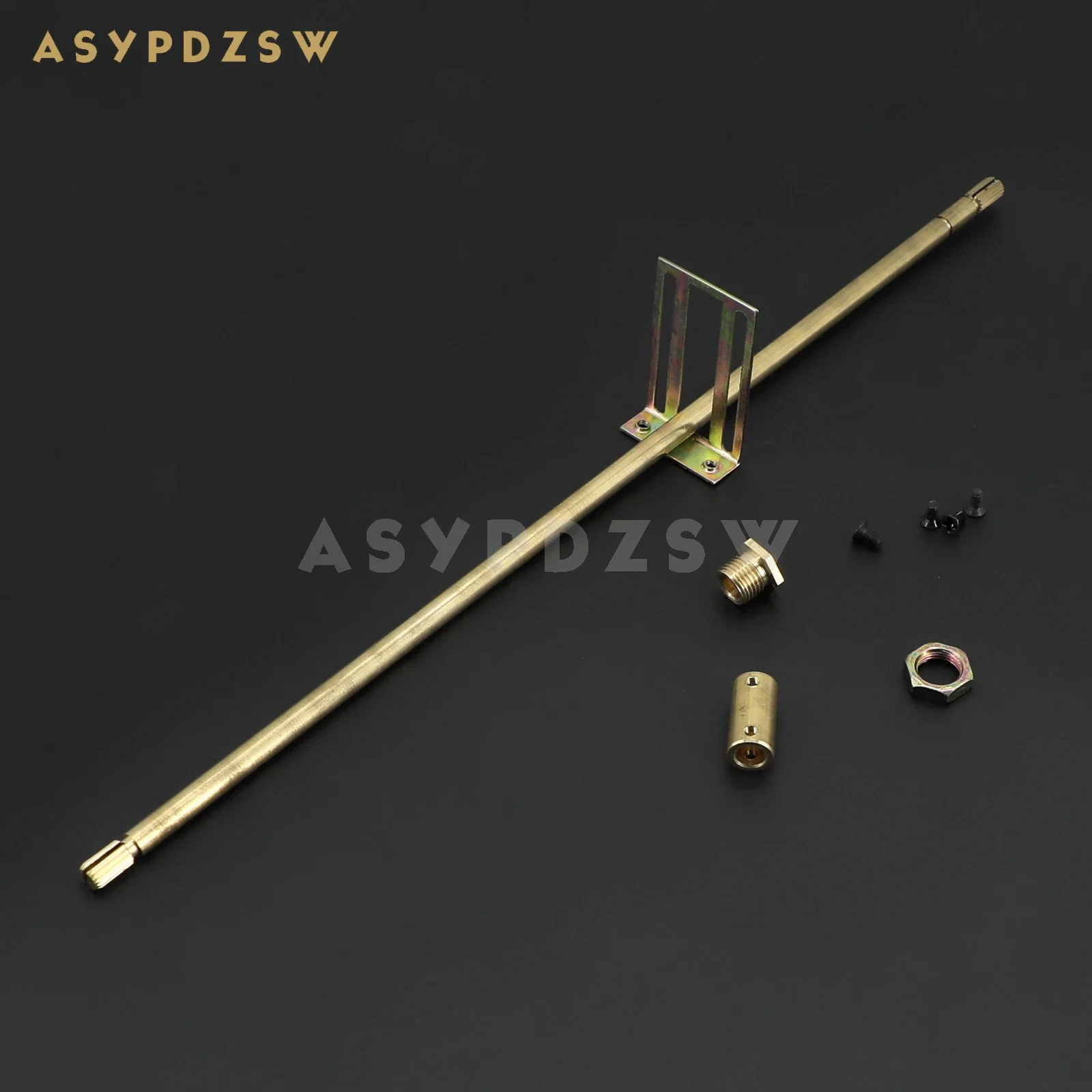 ASYPDZSW Brass 300mm Volume potentiometer Extension rod Audio connecting rod Extension shaft