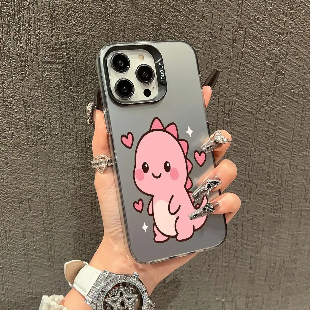 

Little Dinosaur Design Case for iPhone 16, 15, 14, 13, 12, 11 Pro/ Max /Plus Anti-fall and Shock Protection Rear Cover
