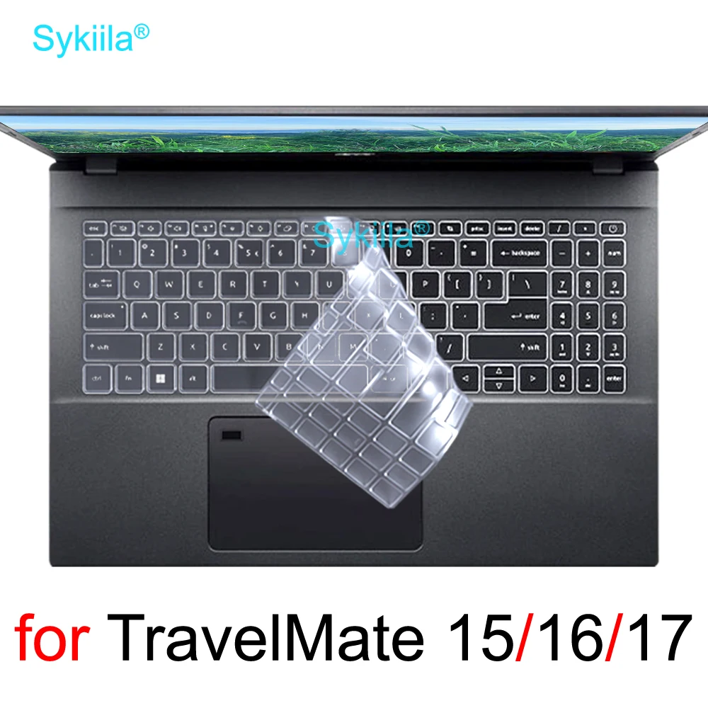 

Keyboard Cover for Acer TravelMate 15 16 17 P4 TMP416 P2 TMP215 P215 TMP50 P50 Vero TMV15 Silicone Protector Skin Case Accessory