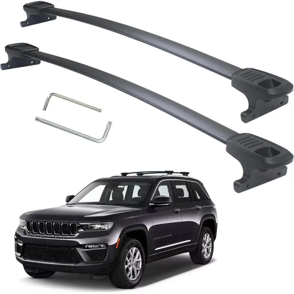 

Поперечины багажника на крышу Autekcomma емкостью 260 фунтов для моделей Jeep Grand Cherokee L 2021-2024 гг.