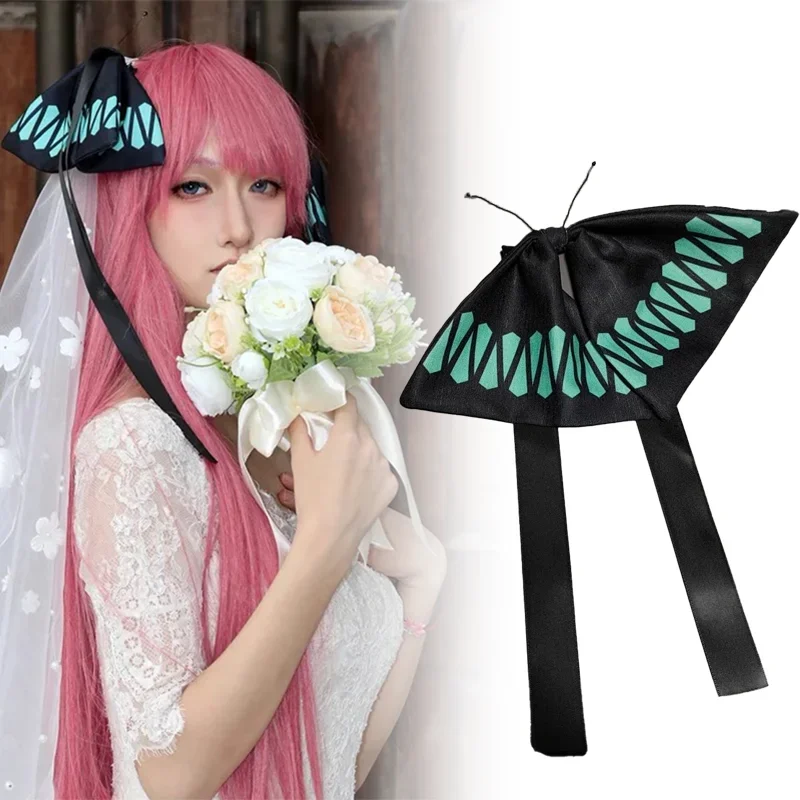 

Anime Nakano Nino Cosplay Costume Accessory Adult Women Butterfly Headwear Lolita Bow Hairpin Halloween Headdress