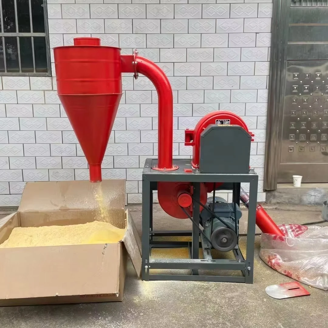 Self-priming Dry And Wet Grain Grinder Electric Flour Mill Crushing Machine Pulverizer For Corn Maize Wheat Soybea