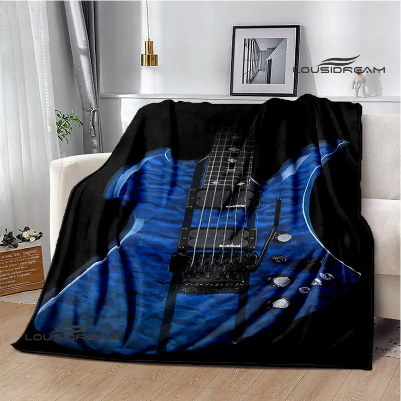 B.C.rich guitar logo printed blanket Flange blanket Soft and comfortable blanket Warm blanket blankets for beds birthday gift