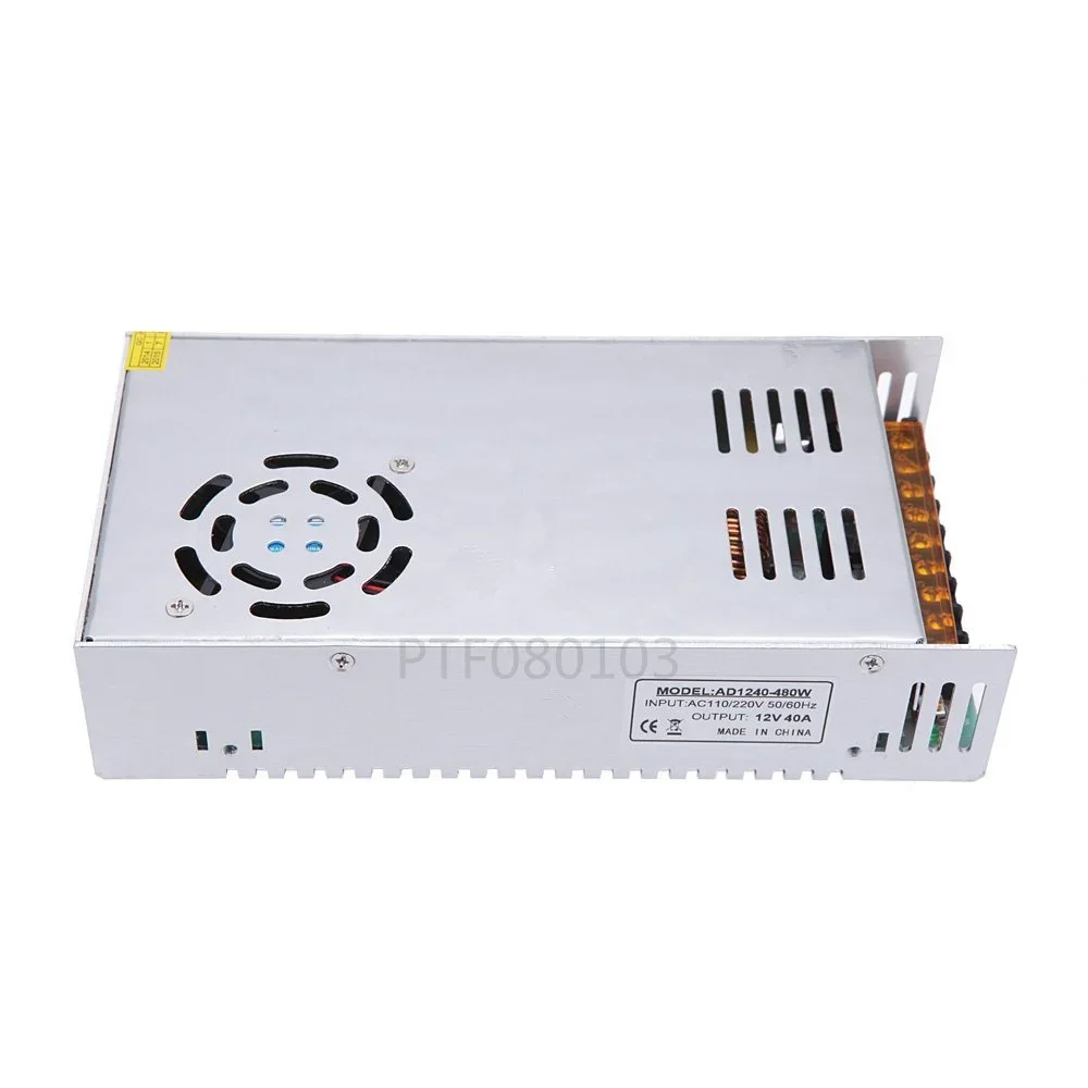 12V 40A 480W Switch Power Supply Driver Switching For LED Strip Light Display 110V 220V