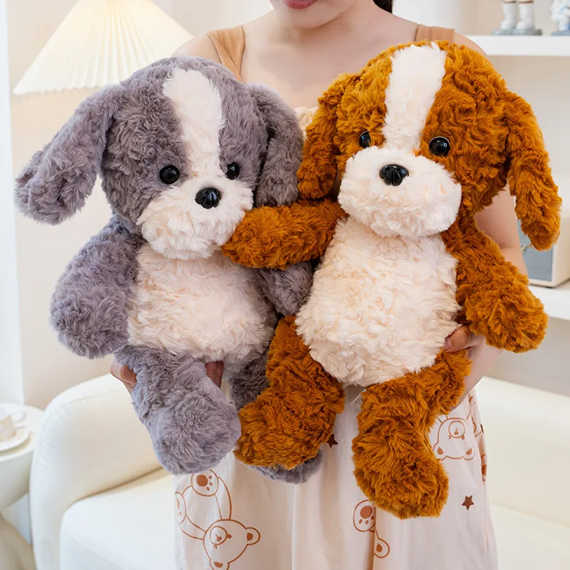 30/40 سنتيمتر لطيف الحياة الحقيقية تيدي الكلب ألعاب من نسيج مخملي Kawaii الكرتون ألعاب من القطيفة فتاة عيد ميلاد صديقة هدية الكريسماس