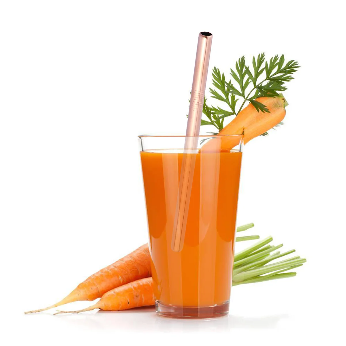 

1 .5X1.2Cm Stainless Steel Drinking Straw Reusable Straight Straw For Tumblers Eco Friendly Metal Straws Kitchen