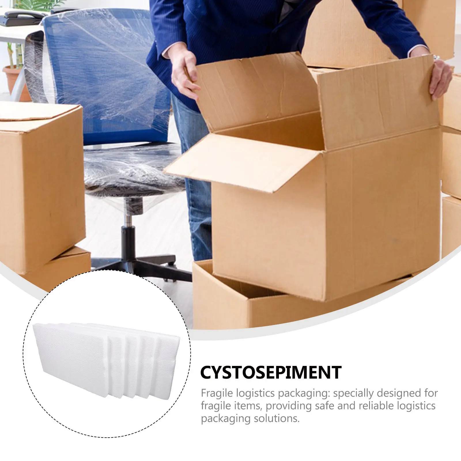 

10 шт. ударопрочных пенопластовых вставок для упаковки, многофункциональные защитные вкладыши для доставки, аксессуары для упаковки