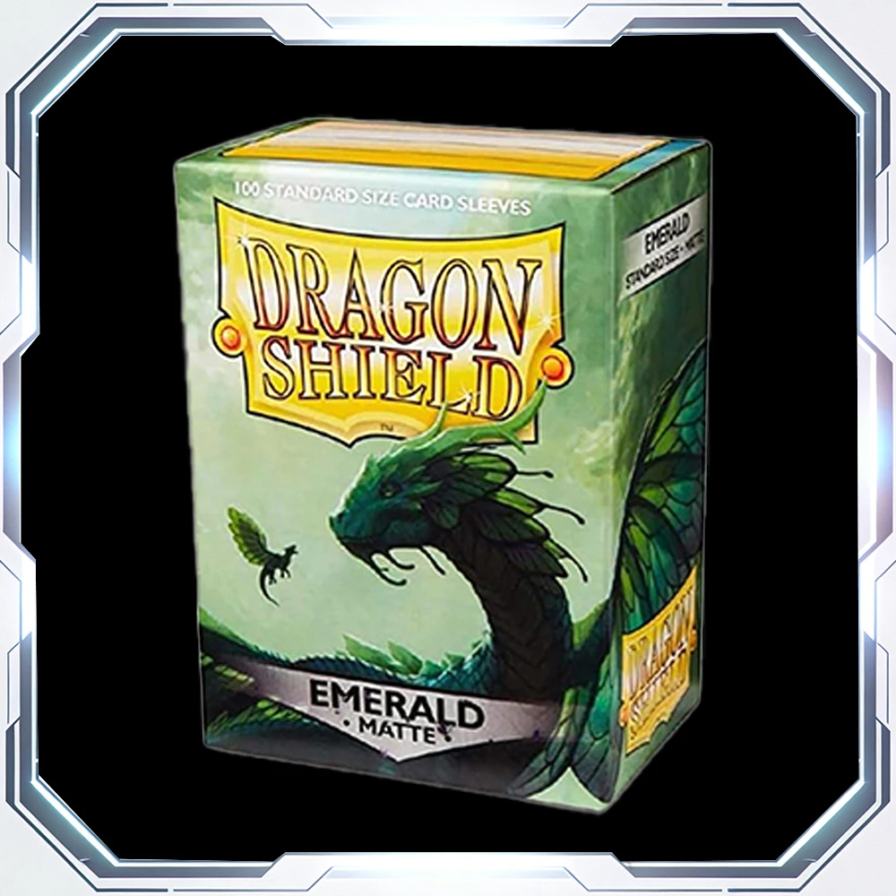 

100ct Dragon Shield Card Emerald TCG Standard Size Sleeves TCG Cards Protector PTCG/FAB/TCG Covers 66x91mm For the fans