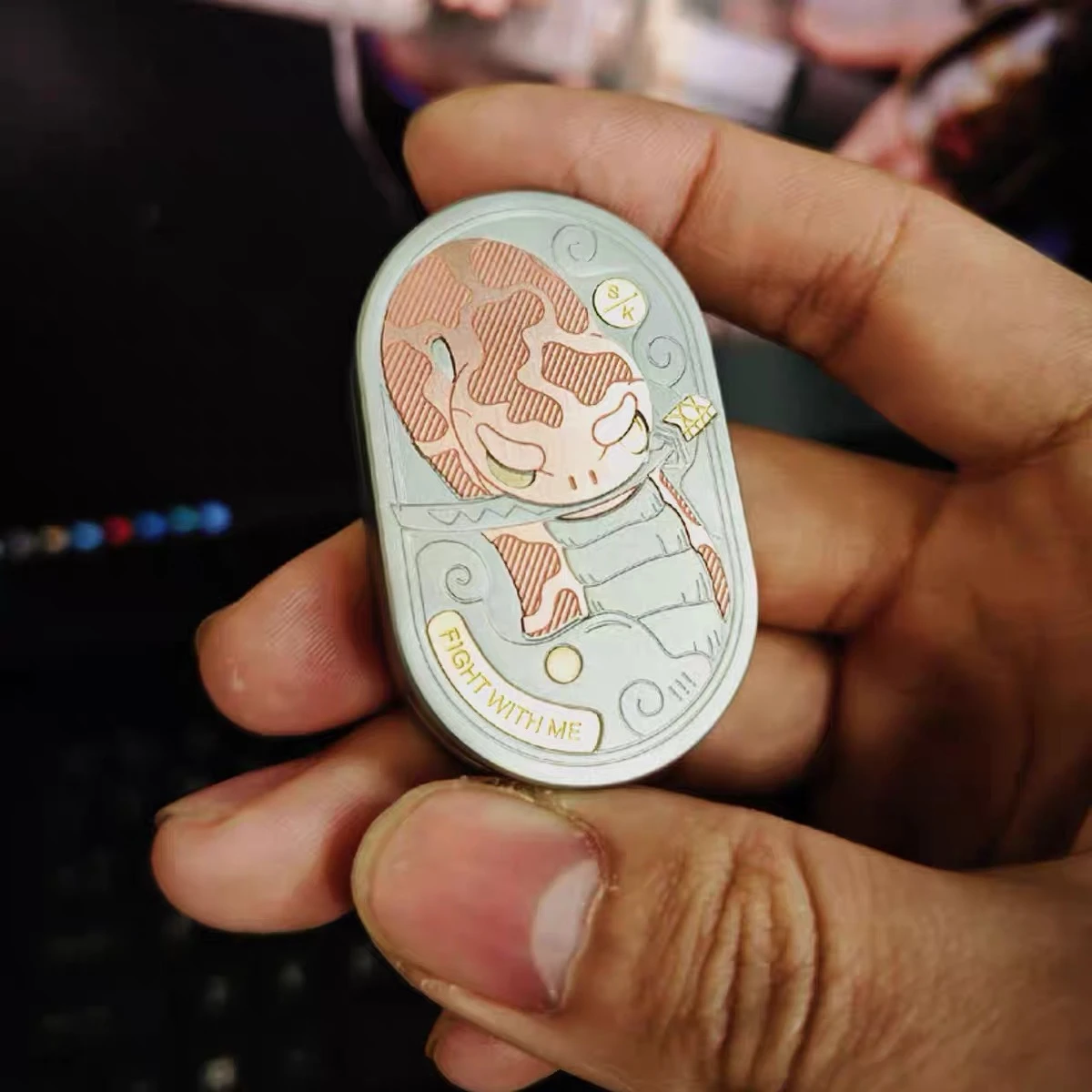 2.0 Verzegelde Crystal Snake Mechanische Fidget Slider Fidgeting Speelgoed EDC Zintuiglijke Anti Stress Fidget Spinner Speelgoed