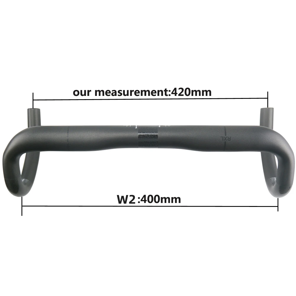 RXL SL 31,8 mm Carbon Drop Bar Rennrad Lenker 380/400/420/440 mm UD Matte Externe Routing Rennrad Lenker