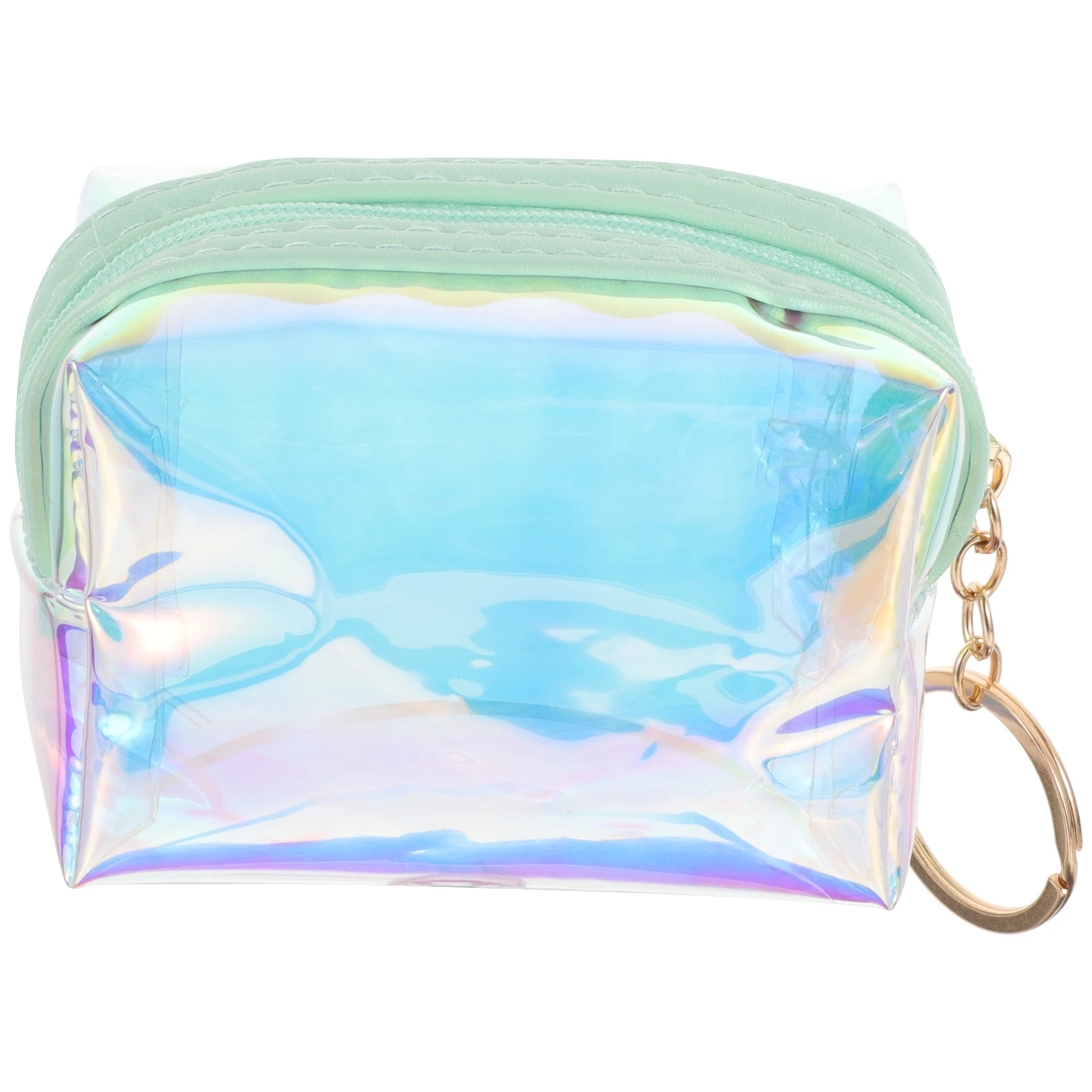 

Laser Coin Wallet PVC Small Purse Ladies Keychain Bag Purse Compact Zipper Student Teen Women Wallet