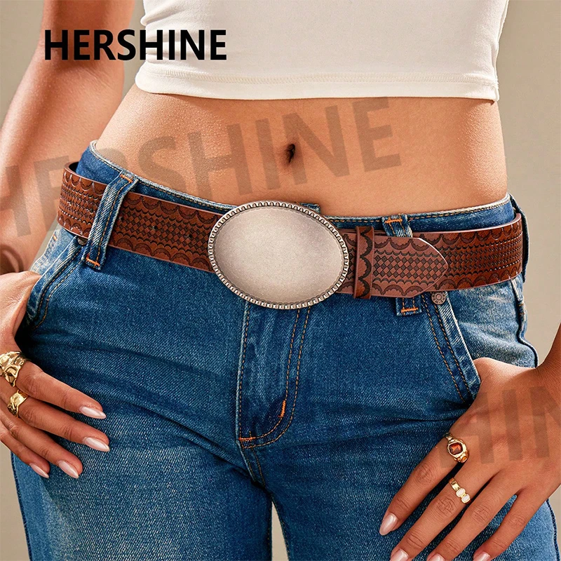 حزام خصر منقوش على الموضة للسيدات من HERSHINE، طراز بوهيمي قديم، إكسسوار عيد الميلاد بسيط ومتين ومتين للاستخدام الخارجي #1