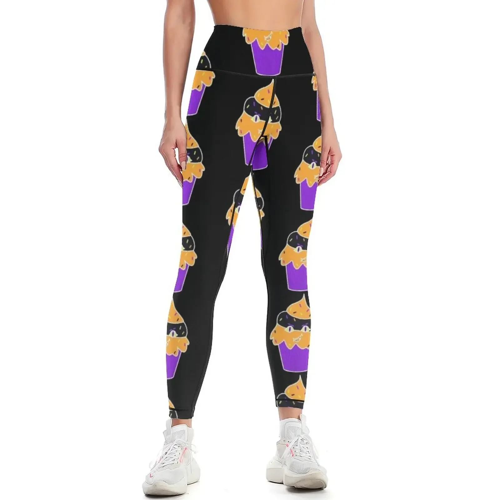 

Spooky cupcake Leggings Fitness clothing sports for push up push up tights for gym's clothing Womens Leggings