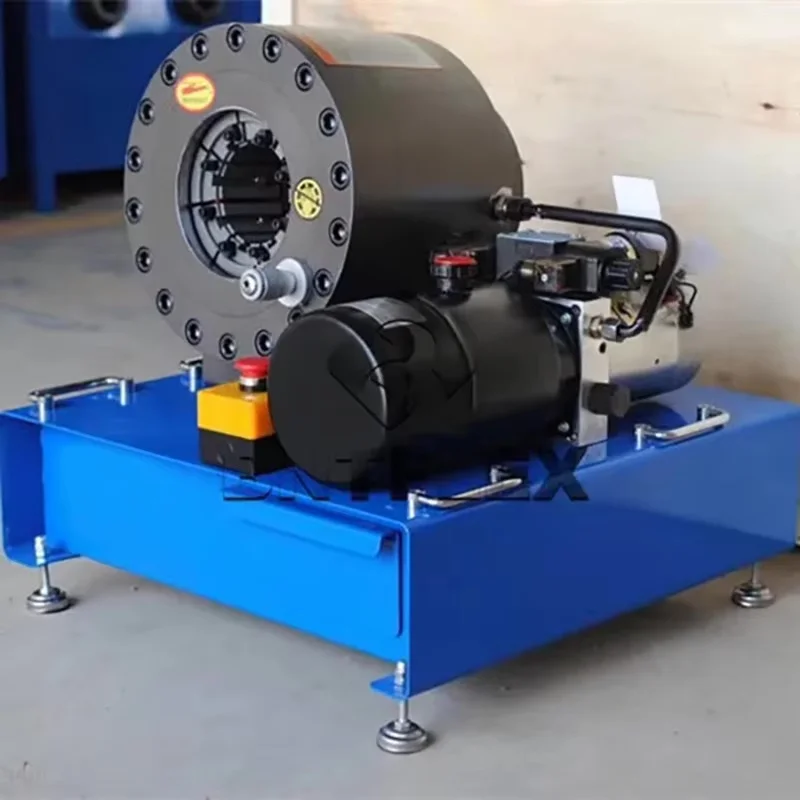 

Mobile Hydraulic Hose Repair Machine DC24V 1/8 Inch with 2 Inch Crimping Capability 12 Set Dies for Rubber Products Making