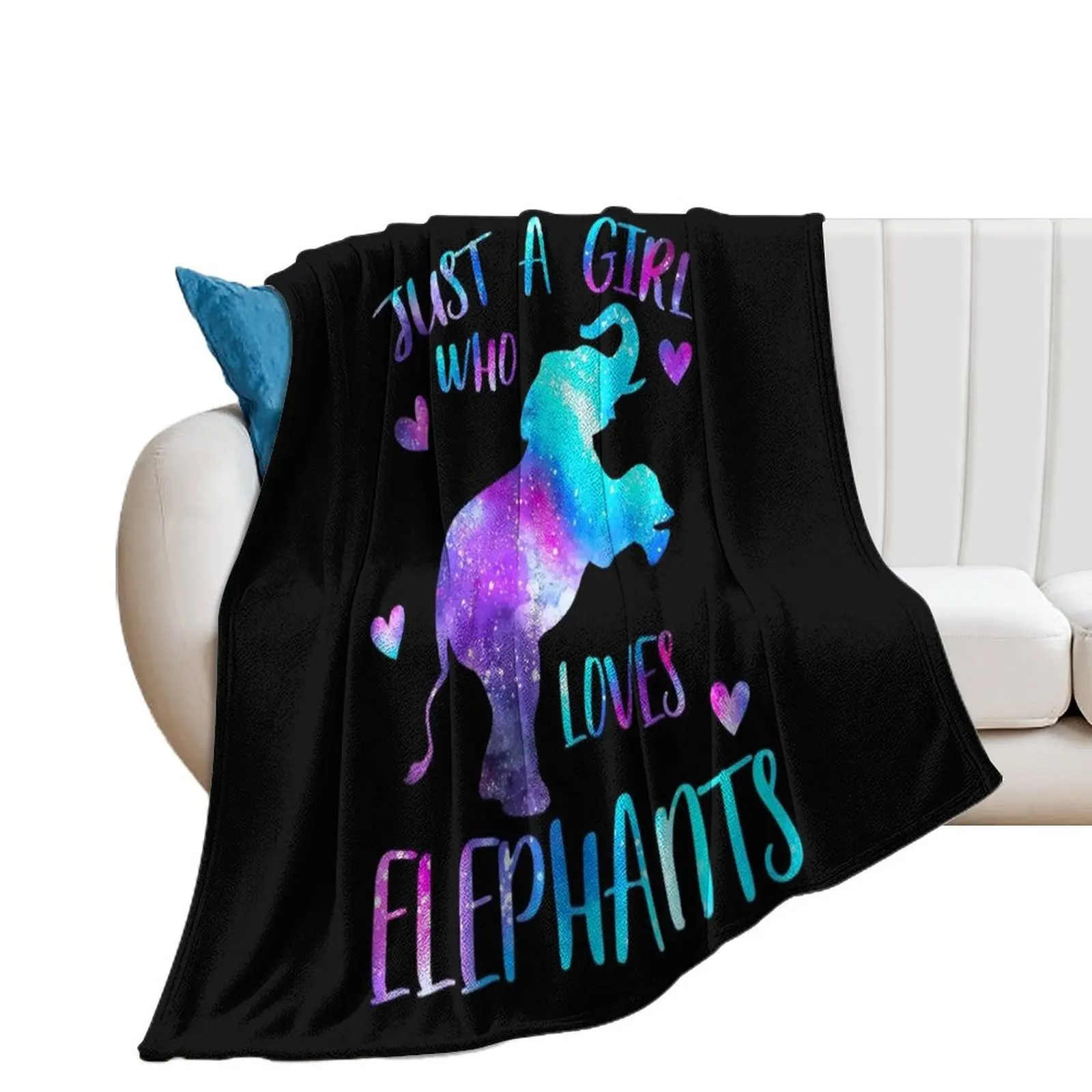 

Just a girl who loves Elephants Throw Blanket Giant Sofa sofa bed Stuffeds Sofas Blankets