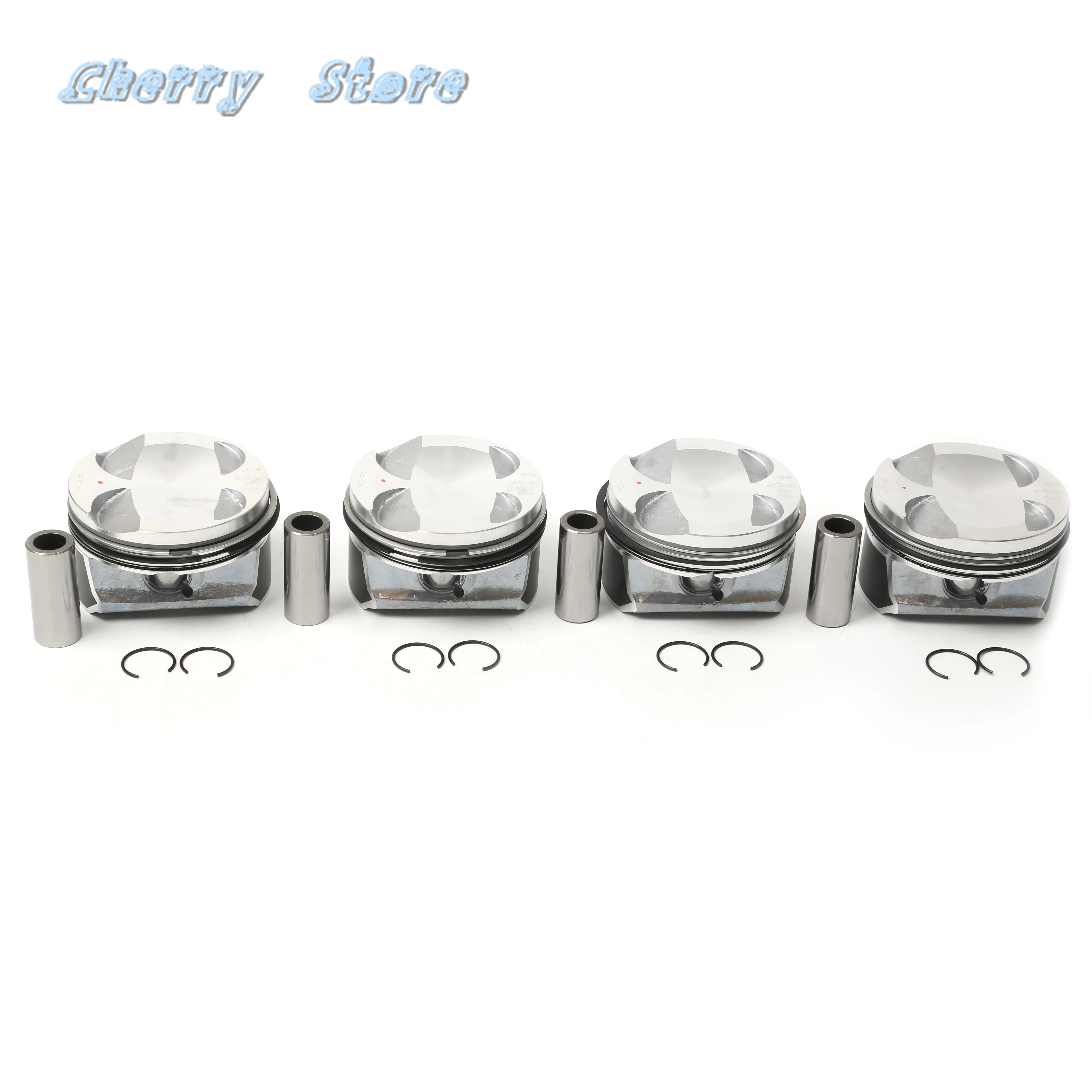 Engine Piston Assembly Oversized 0.50MM Set For BMW 316 i N13 B16 A Citroen C4 For  MINI Cooper Peugeot 207 SW 11257589348