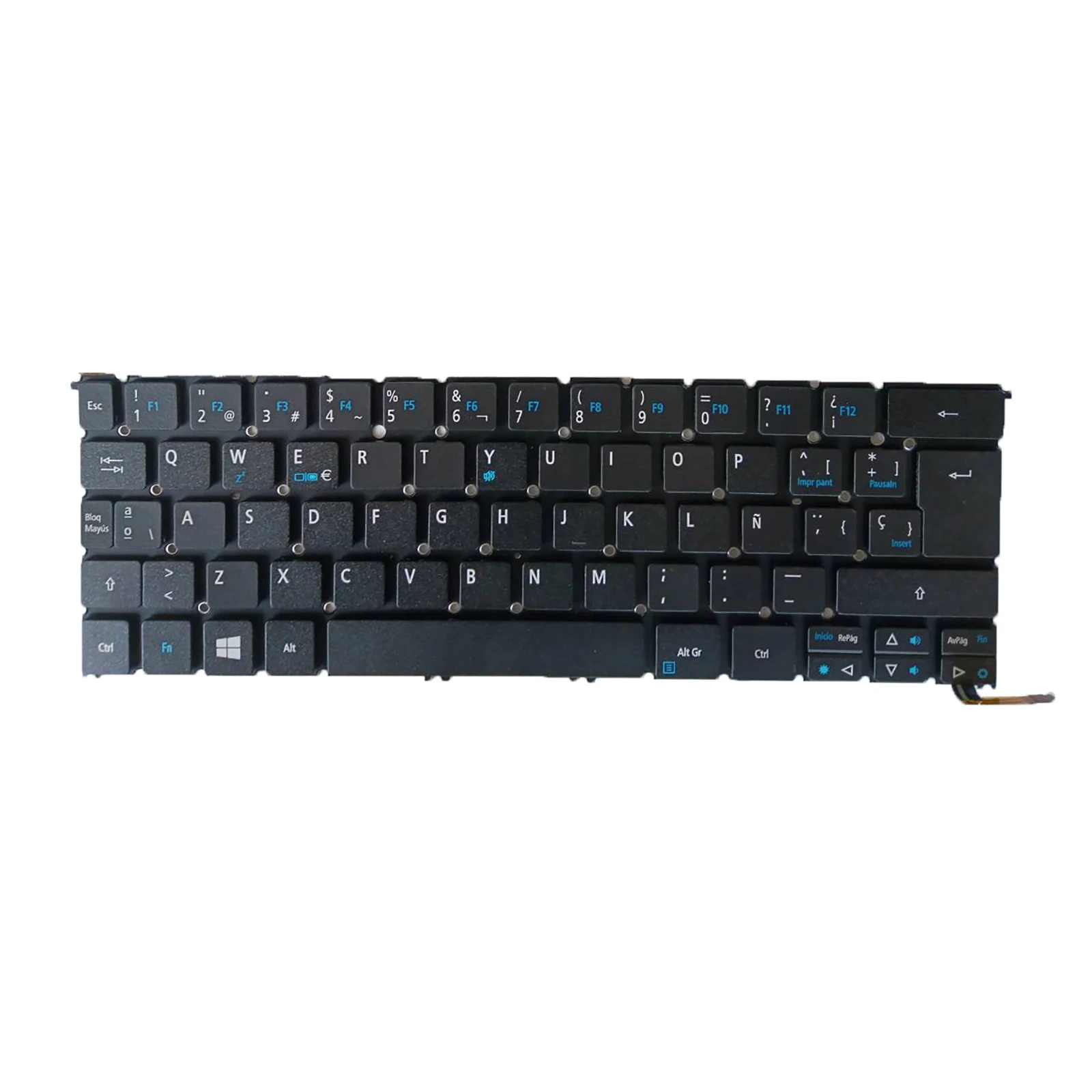 Imagem -03 - Teclado Retroiluminado sp para Acer Aspire sem Moldura R13 R7371 R7-371t R7-371t71xp